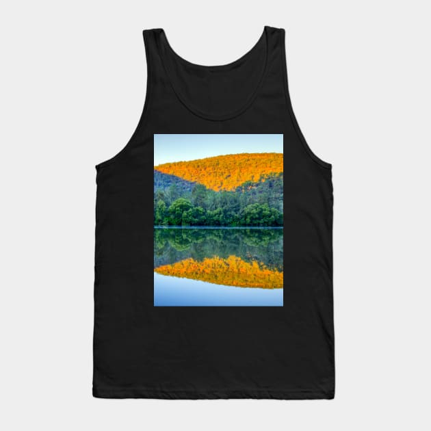 Reflections of Berowra Creek, Sydney, NSW, Australia Tank Top by Upbeat Traveler